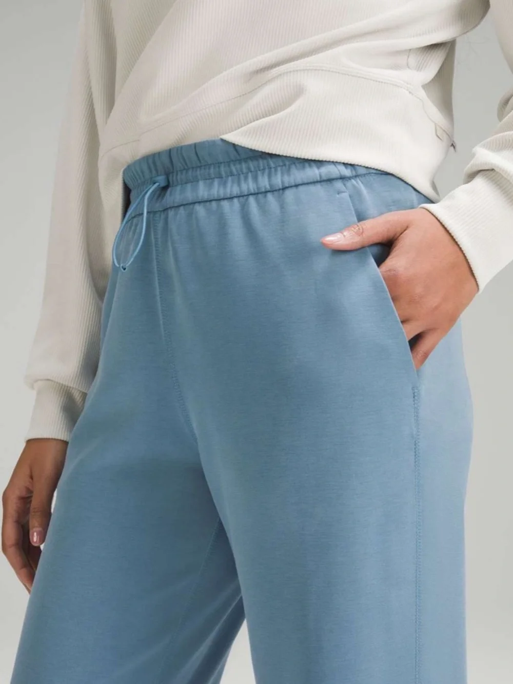 Lululemon Softstreme High-Rise Pants Full Length Utility Blue Size 8